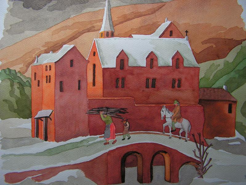 Breugels Winter, 1988, Aquarell, 40x30.jpg